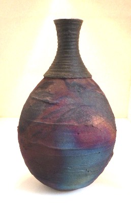 Round Bottle 2 Sourdust Pottery - John Scott