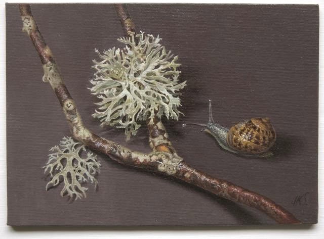 Lichen & Snail II Lorna Kirkwood-Smith