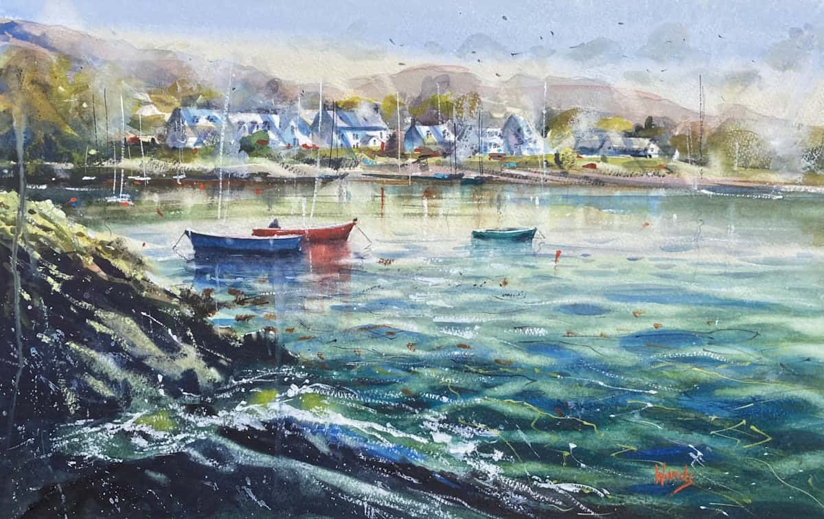 Boats at Arisaig Graham Wands